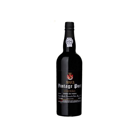 Botella de PORTO QUINTA DO CACHÃO VINTAGE 1983 Botella de PORTO QUINTA DO CACHÃO VINTAGE 1983