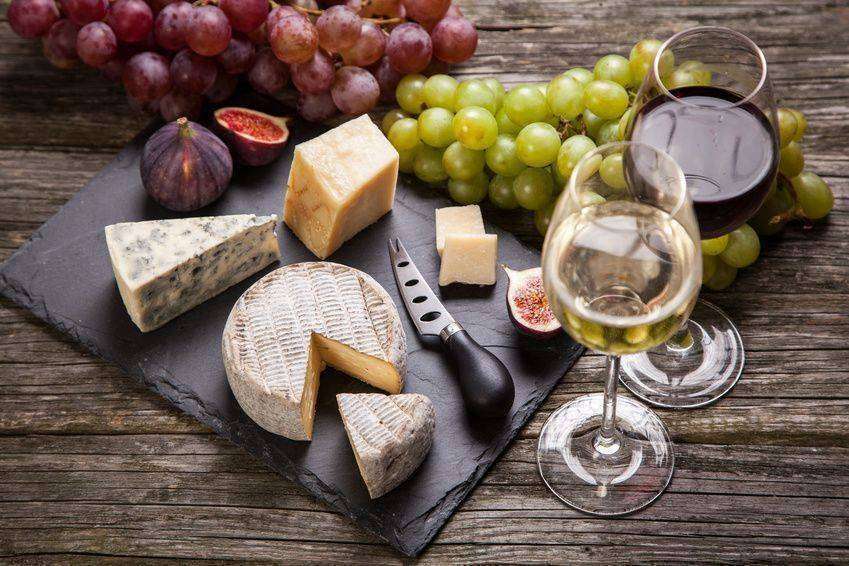 a port wine served with cheese
